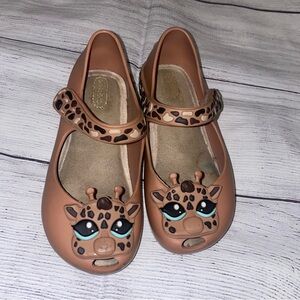 Mini Melissa Giraffe Mary Jane Shoes
